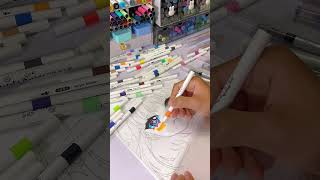 Cách Tô Màu Da Bằng Marker Acrylic