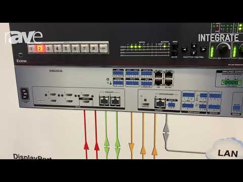 Integrate 2019: Extron Exhibits IN1808 Series All-in-One Switcher for Higher Education