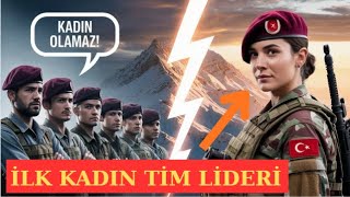Türki̇yeni̇n İlk Kadin Komando Ti̇m Li̇deri̇ 3200 Metre Rakimda Yaratilan Tari̇h