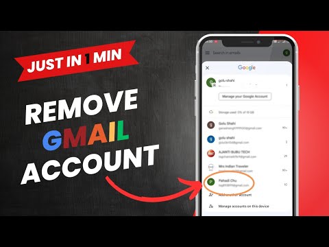 How to Remove Gmail from mobile phone ll Remove Gmail How to Remove Gmail from mobile phone ll Remove Gmail