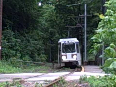 Paper Mill Rd SEPTA 101 Trolley Stop Springfield PA