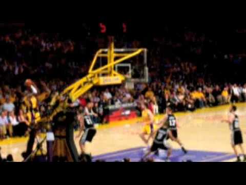 ... western conference Lakers Spurs Staples Center Spurs amateur fan cam ... western conference Lakers Spurs Staples Center Spurs amateur fan cam