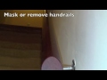 Redecoration of staircase by oddjob handymen, Hampshire and Dorset