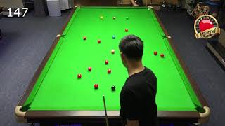 Hi-end Snooker : Noppon Saengkham practicing 147 @ Hi-end