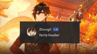 Genshin Impact Characters React To Farting Character Ai