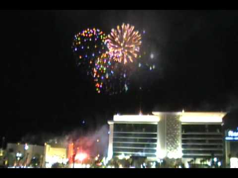The newest Station Casino located in Aliante in North Las Vegas opens with a fireworks show. The casino is the 11th station casino to open, and opened at