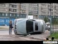Баба за рулём! Девушка за рулём! Приколы! УГАР! Опасные!