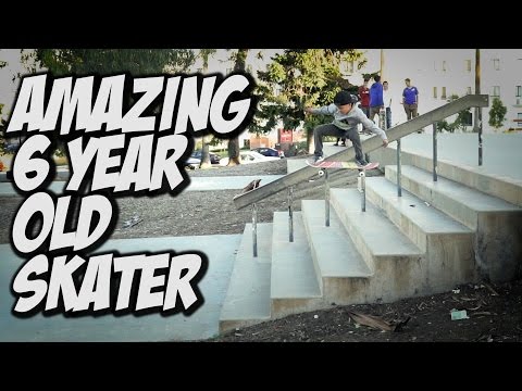 AMAZING 6 YEAR OLD SKATER & MORE !!! VLOG -  A DAY WITH NKA