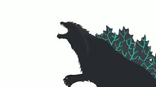 Godzilla Ultima Test Roar (With Glowing Dorsal)