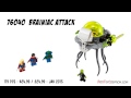 BRAINIAC ATTACK 76040 Lego DC Comics Super Heroes Stop Motion Set Review
