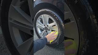 How To Make Your Tires Shine Like A Pro #Detailing #Shorts