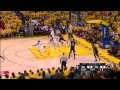 Andre Iguodala Finishes the Fast-Break with the Alley-Oop Slam