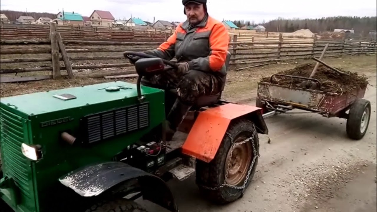 Самодельные трактор-видео Самодельные трактор-видео
