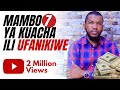 Mambo 7 Ya Kuacha Ili Ufanikiwe | 2 Million Views