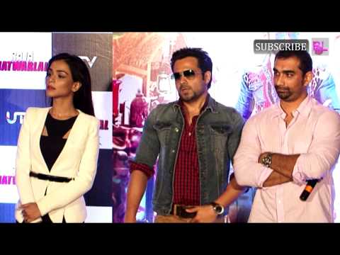 Emraan Hashmi and Humaima Malik attend the trailer launch of...