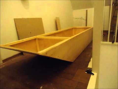 homemade plywood boat with electric drill total costs $70 ...