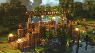 [Minecraft] 🌉🌳 Aesthetic Bridge Tutorial / Cottagecore / Mizuno's 16 Craft Resou
