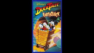 Opening to Ducktales: Earthquack UK VHS (1990)