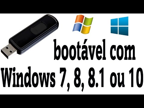 Como criar um pendrive de boot para instalar o Windows 7, 8, 8.1 ou 10