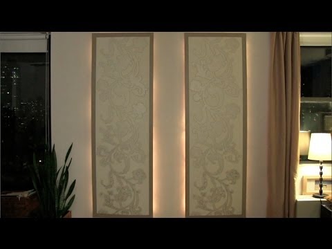 How to make lighted floating wall panels - Season 1 - Ep. 10 - YouTube