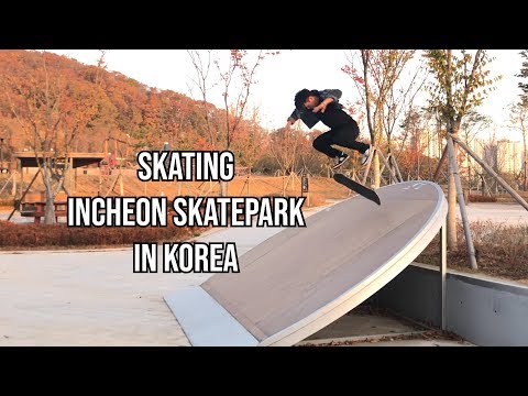 Skating Incheon Skatepark In Korea