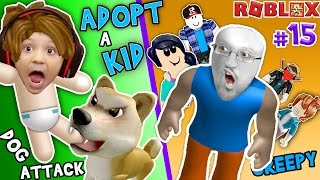 ROBLOX ADOPT & RAISE A CUTE KID! Dog Attacks Baby! (FGTEEV Part 15 Whos Your Daddy Style Roleplay)