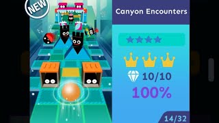 Rolling Sky - Canyon Encounters Level 75 100% Completion