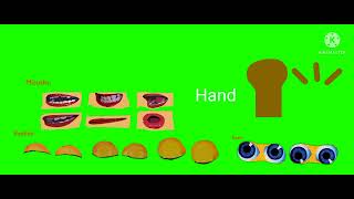 Klasky Csupo Eyes Eyelids Mouths Hand Green