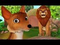 The Lion and the Fox Story | Short Stories for Kids | Infobells