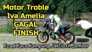 Motor Sering Trouble, Iva Amelia Gagal Finish Race 8 Kampung Jakcloth Jember
