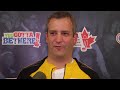 2012 Tim Hortons Brier Draw 7 Media Scrum