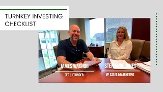 Turnkey Investing Checklist