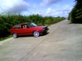 My borther (14) driving his mk2 vw golf 1.3 near colsterworth on a private road
