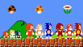 Sonic Heroes In Super Mario Bros. 1 Sonic Boll 2.0. ᴴᴰ