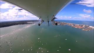 Trump Boat Parade Guinness World Record : Helicopter View
