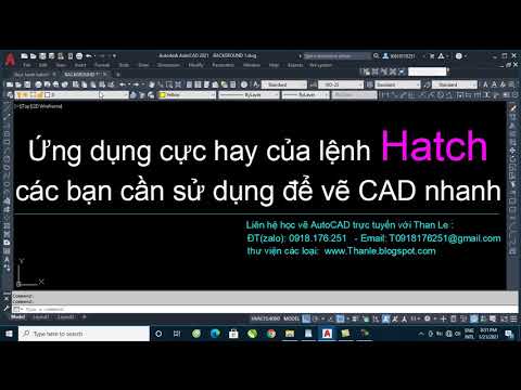 Ứng dụng hay bất ngờ của lệnh Hatch trong CAD giúp vẽ AutoCAD nhanh hơn