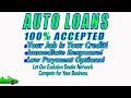 AUTO LOANS - Bad Credit OK, 100% Accepted! -CarsDirect.com