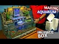 Make Aquarium Waterfall Decoration using Styrofoam Box  - MINI WATERFALL GARDEN / DIORAMA