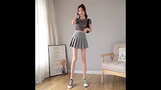 Types Of Plaid Skirts With Names/Trendy Plaid Skirts/Korean Plaid