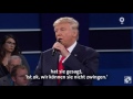 Trump gegen Clinton | Die Highlights des zweiten TV-Duells