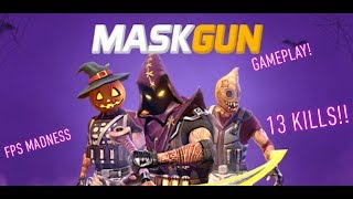 MaskGun Gameplay | 13 Kills | iOS/Android Game