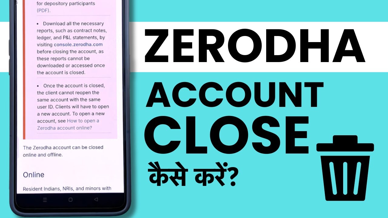 Download Account Close Kaise Kare? How To Close Zeroload Download Account Close Kaise Kare? How To Close Zeroload