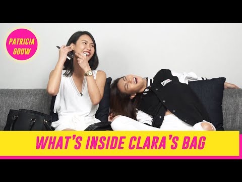 ASNTM 5 ( CLARA ) WHAT'S INSIDE CLARA'S BAG ? | PATRICIA GOUW