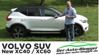 Volvo XC40 - XC60 Updates 2019 - Test, Review und Fahrbericht / Testdrive