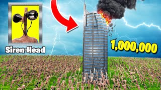 Видео ОГРОМНАЯ ТОЛПА СИРЕНОГОЛОВЫХ ПРОТИВ ВЫСОКОЙ БАШНИ! ОБОРОНА ЗДАНИЯ ОТ SCP СИРЕНОГОЛОВЫЙ В Garry`s Mod от OVER SHOW, Овер, Великобритания