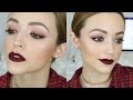 Affordable Fall + Vampy Makeup Look