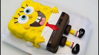 Spuzva Bob Torta - How To Make Spongebob Cake - Tutorial , Diy