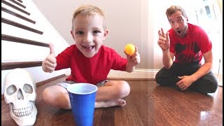 Father Son Ping Pong Trick Shots 2