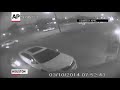 Raw: Police Seek Man Who Set Car, Self Ablaze