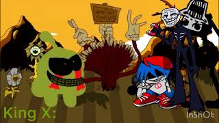 Fnf Lick Your Sweets But King X Vs Trollge Boyfriend, Corruptus And Ratis Trollges Sing It